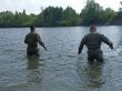Výcvik strážnych čiat práporu vo vojensko-taktickom plávaní