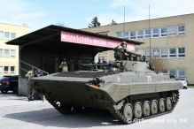 Rozlúčka s veliacim poddôstojníkom 11. mechanizovaného práporu Martin