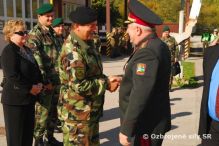 Návšteva veliteľa pozemného vojska OS Ukrajiny